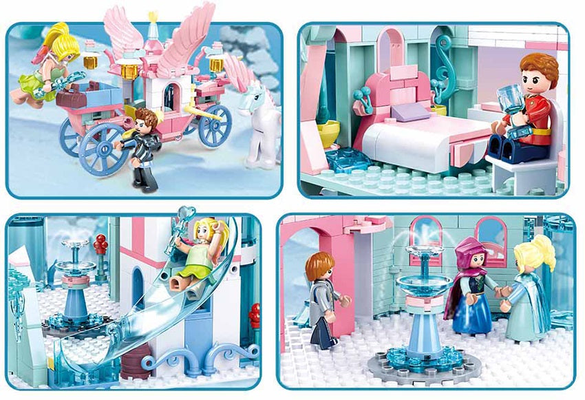 Sluban Girl's Dream | Set constructie Castelul de Gheata